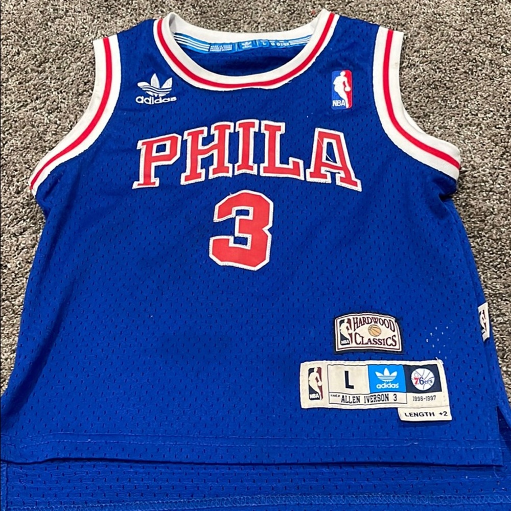 Allen iverson basketball jersey